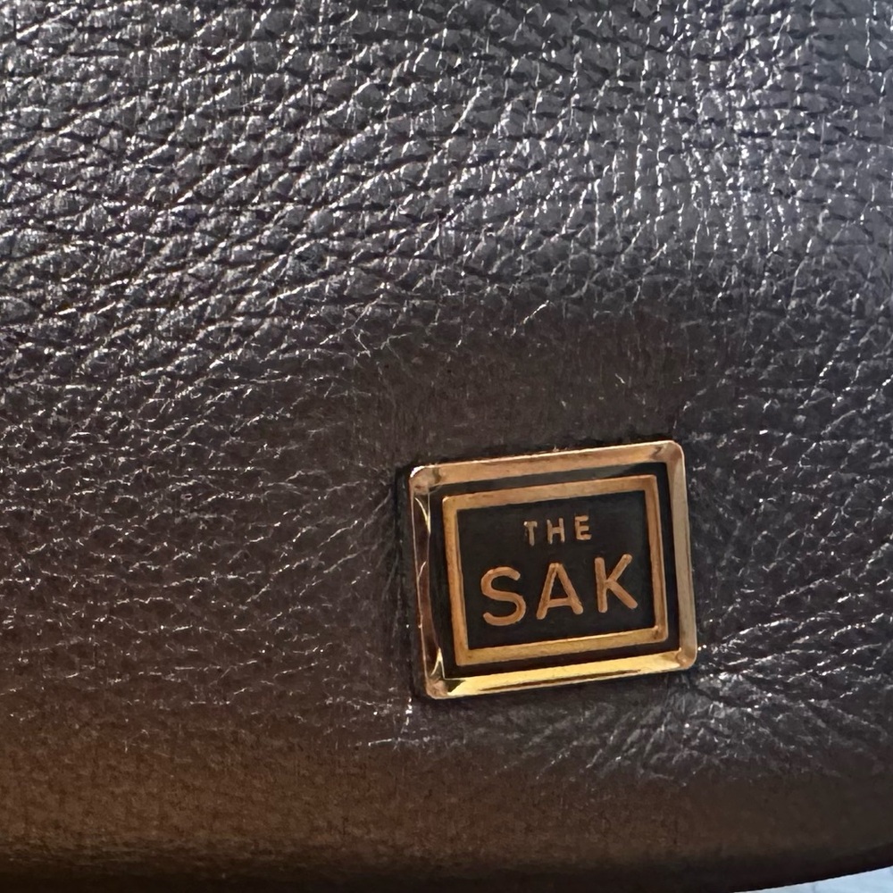 The Sak Dark Brown Leather Shoulder Bag - Picture 5 of 8